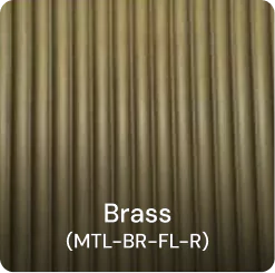 Brass (MTL-BR-FL-R)